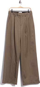 FRAME The Timeless Chino High Waist Wide Leg Pants