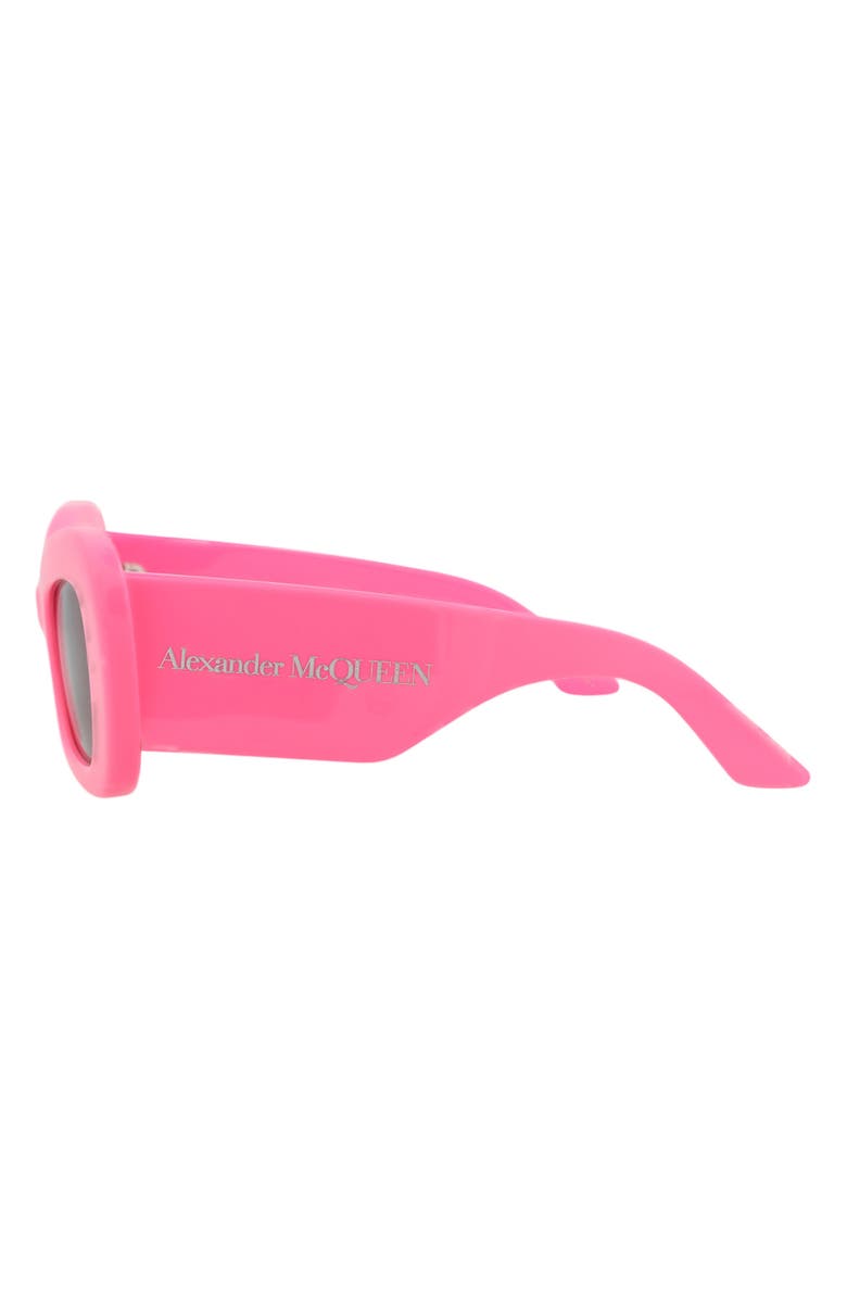 McQueen 50mm Cat Eye Sunglasses, Alternate, color, Pink Pink Grey