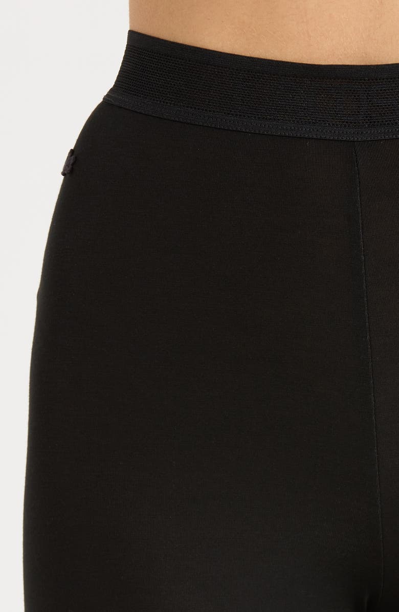 Lacoste Loungewear Leggings, Alternate, color, Black