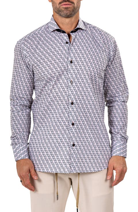 Eins Marthy Contemporary Fit Cotton Button-Up Shirt
