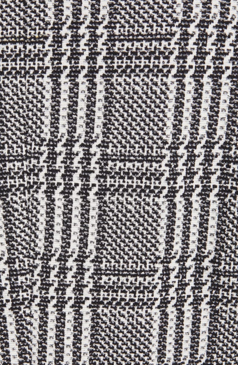 Tommy Hilfiger Houndstooth Check Double Breasted Cotton Blend Jacket, Alternate, color,