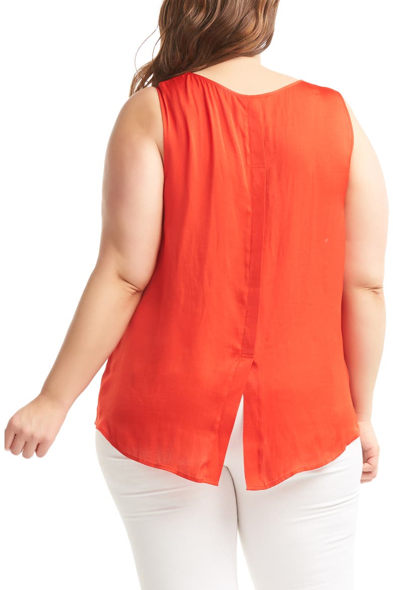 Lemon Tart Angelle Tank, Alternate, color, FIERY RED