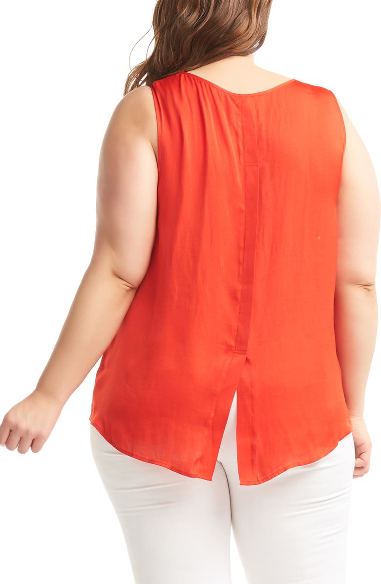 Tart Lemon Tart Angelle Tank, Alternate, color, Fiery Red