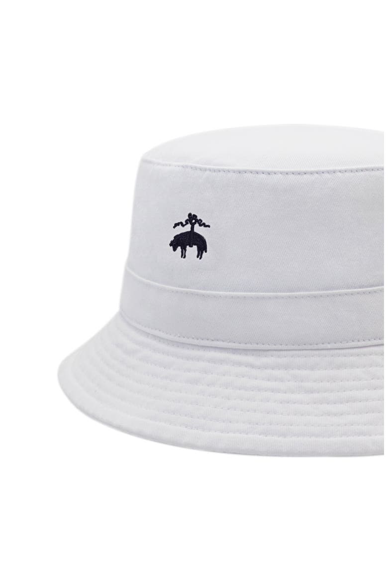 Cotton Twill Bucket Hat, Alternate, color, White