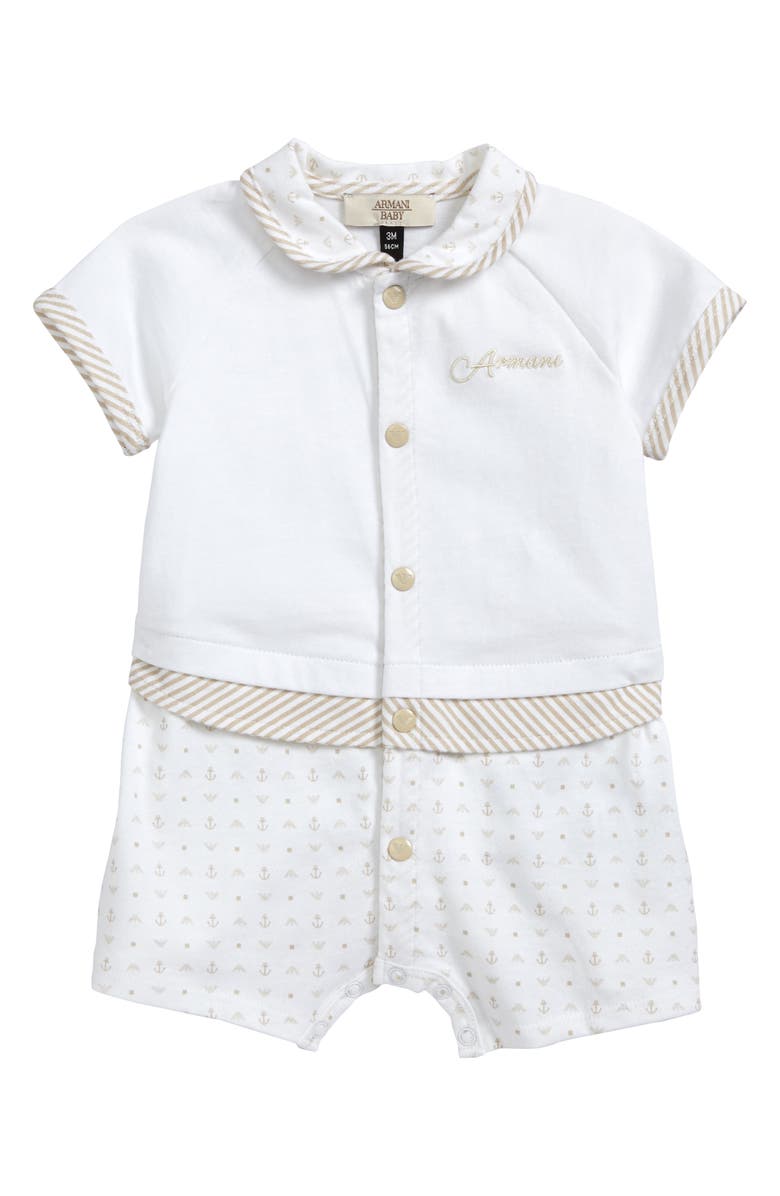 Armani Junior Romper, Main, color, 
