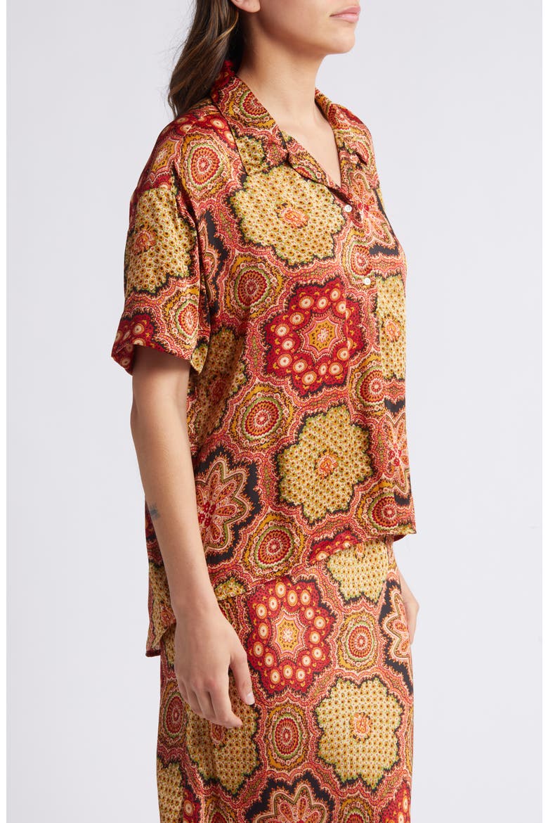 The Richmond Medallion Print Camp Shirt, Alternate, color, PATCHWORK PRINT