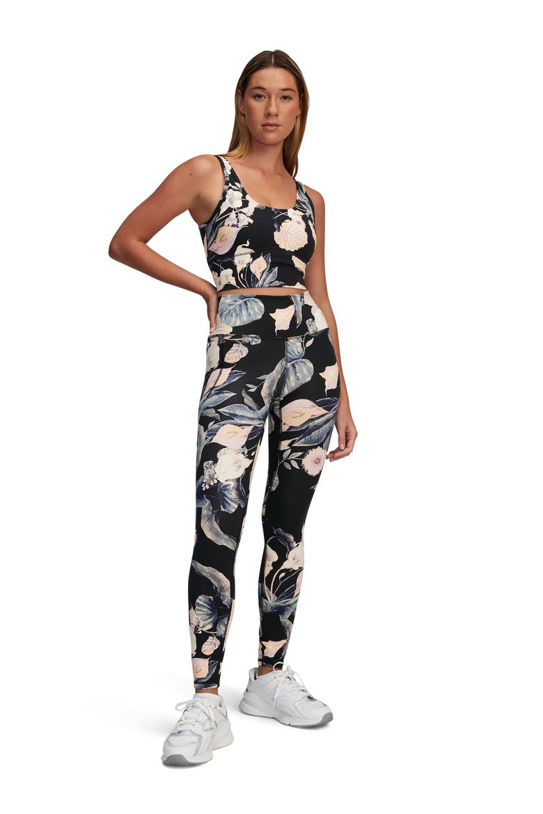 Meridian Performance Scoop Neck Crop Tank, Alternate, color, TROPICALIA