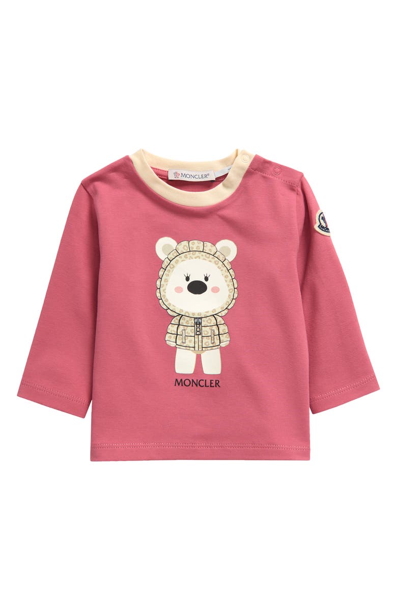 Moncler Kids' Bear Graphic T-Shirt, Main, color, 