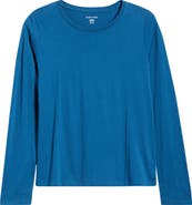 Eileen Fisher Organic Cotton Long Sleeve T-Shirt