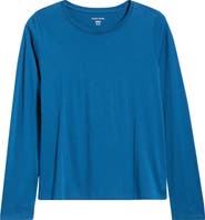 Eileen Fisher Organic Cotton Long Sleeve T-Shirt