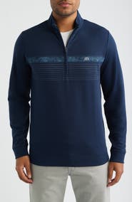 TravisMathew Overnight Train Quarter Zip Pullover
