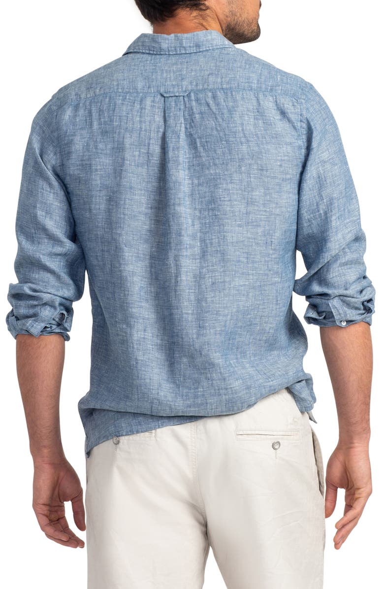Rodd & Gunn Chaffeys Regular Fit Linen & Hemp Button-Up Shirt, Alternate, color, 
