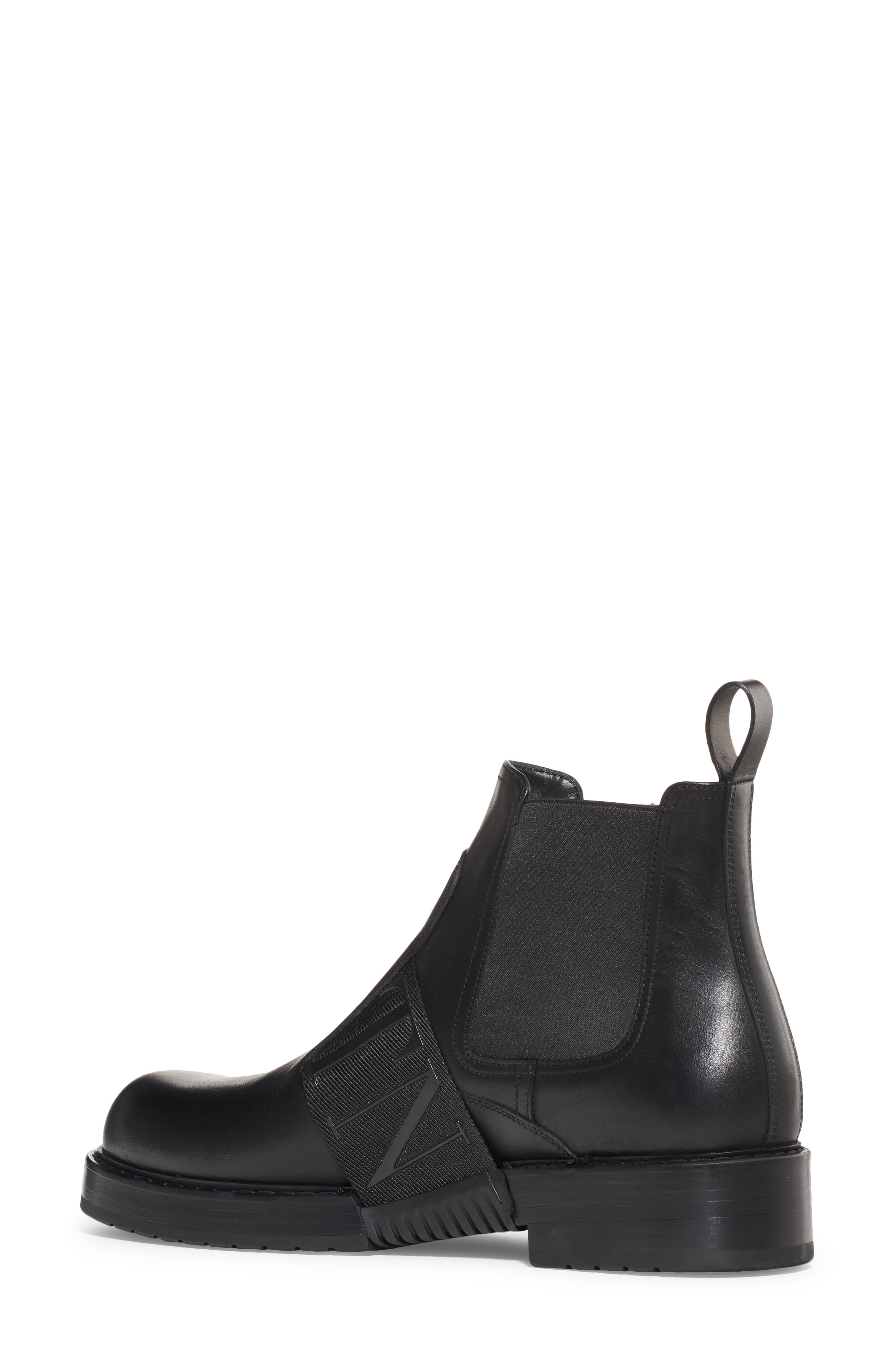 Valentino Garavani VLTN Strap Chelsea Boot, Alternate, color, 