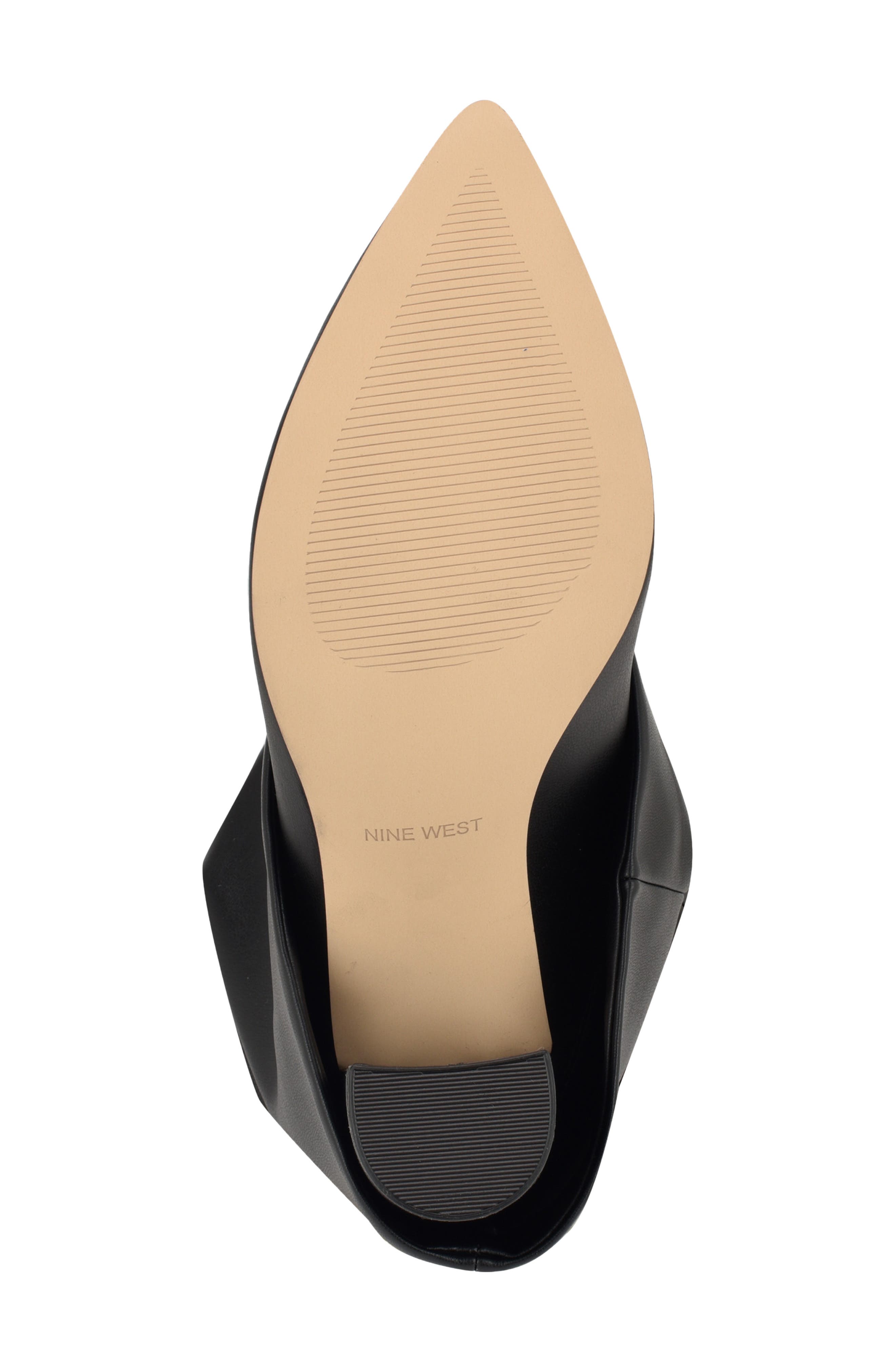 Nine West Lindey Foldover Shaft Pointed Toe Knee High Boot, Alternate, color, 