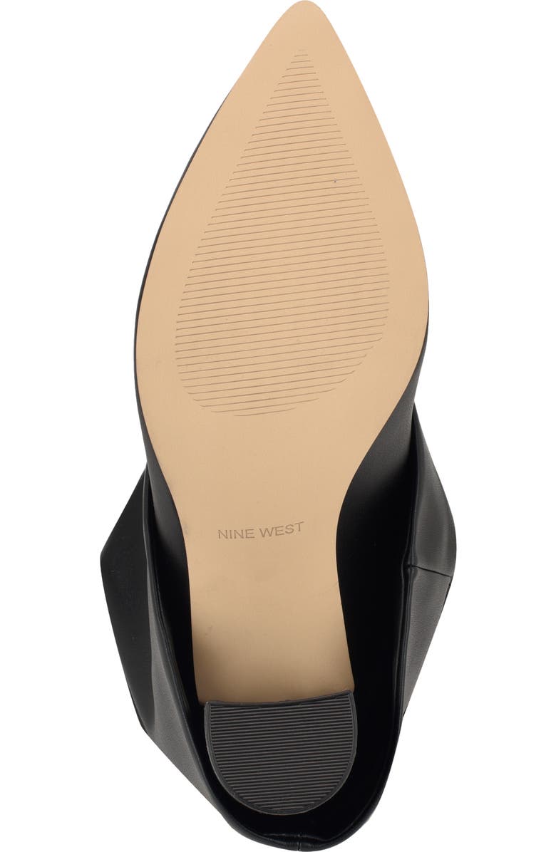 Nine West Lindey Foldover Shaft Pointed Toe Knee High Boot, Alternate, color,