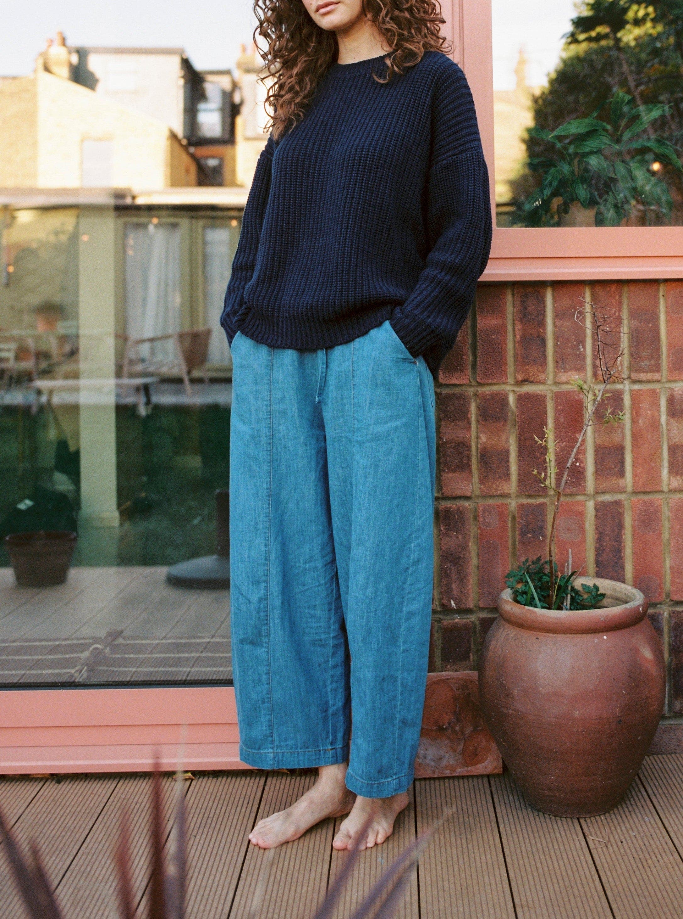 selected mid denim