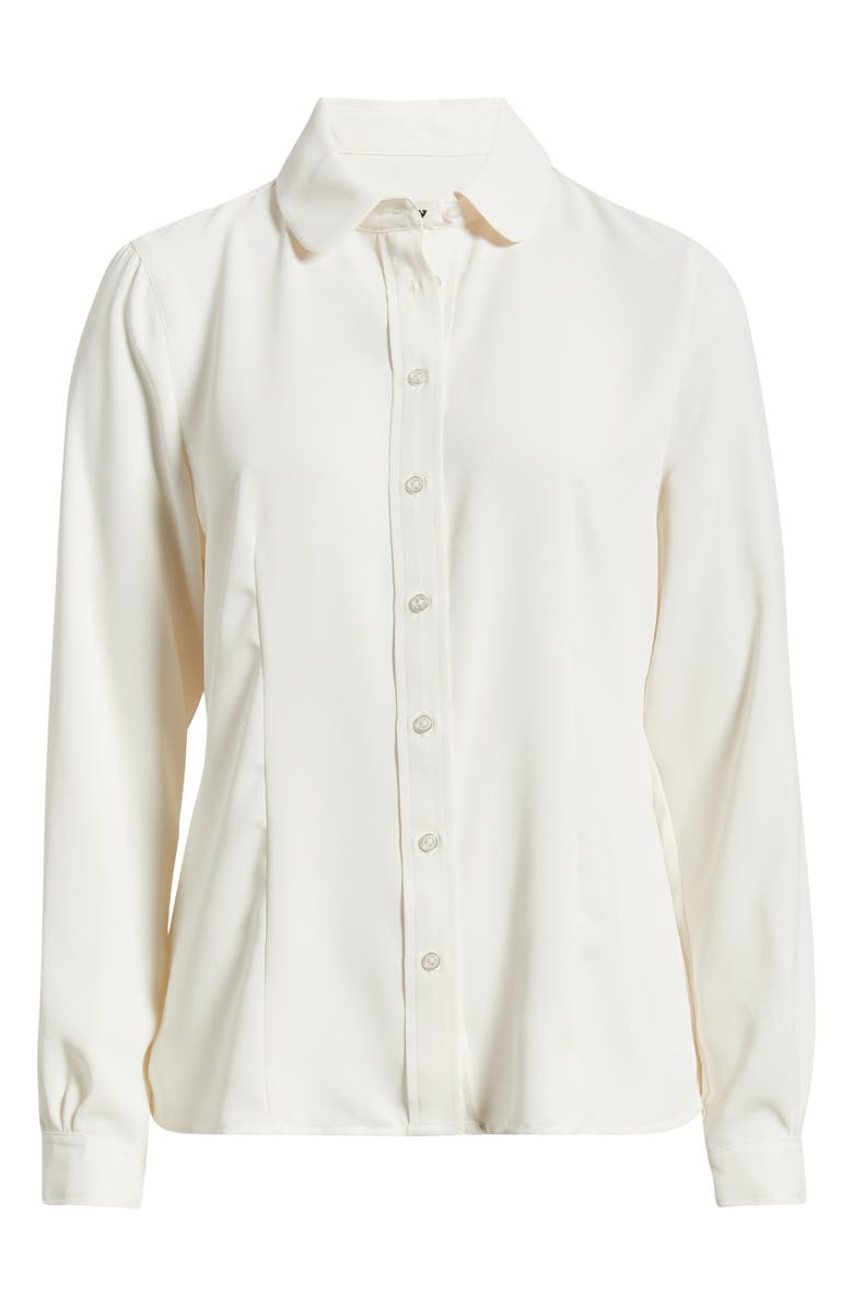 Anne Klein Front Button Shirt, Alternate, color, 