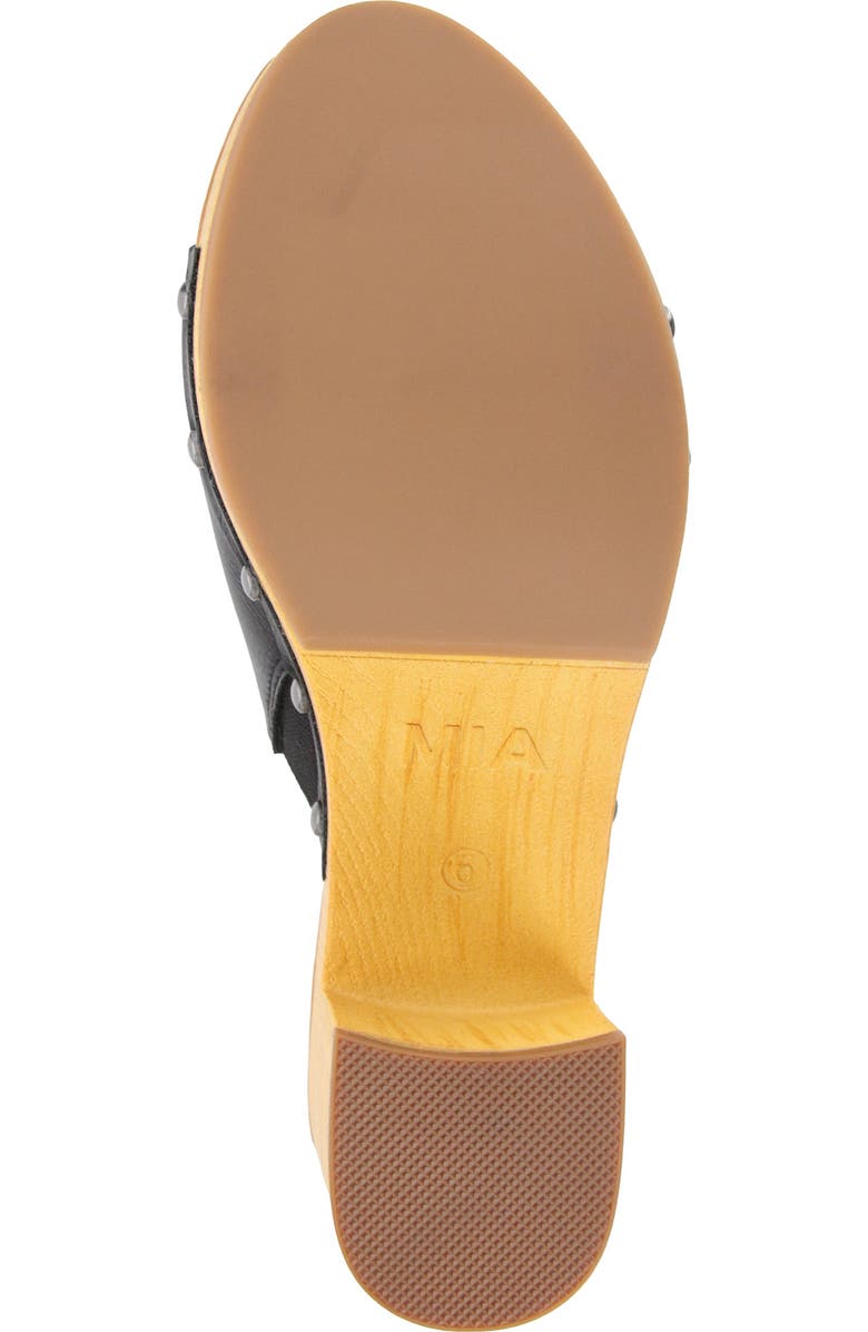 MIA Merel Studded Block Heel Mule Sandal, Alternate, color,