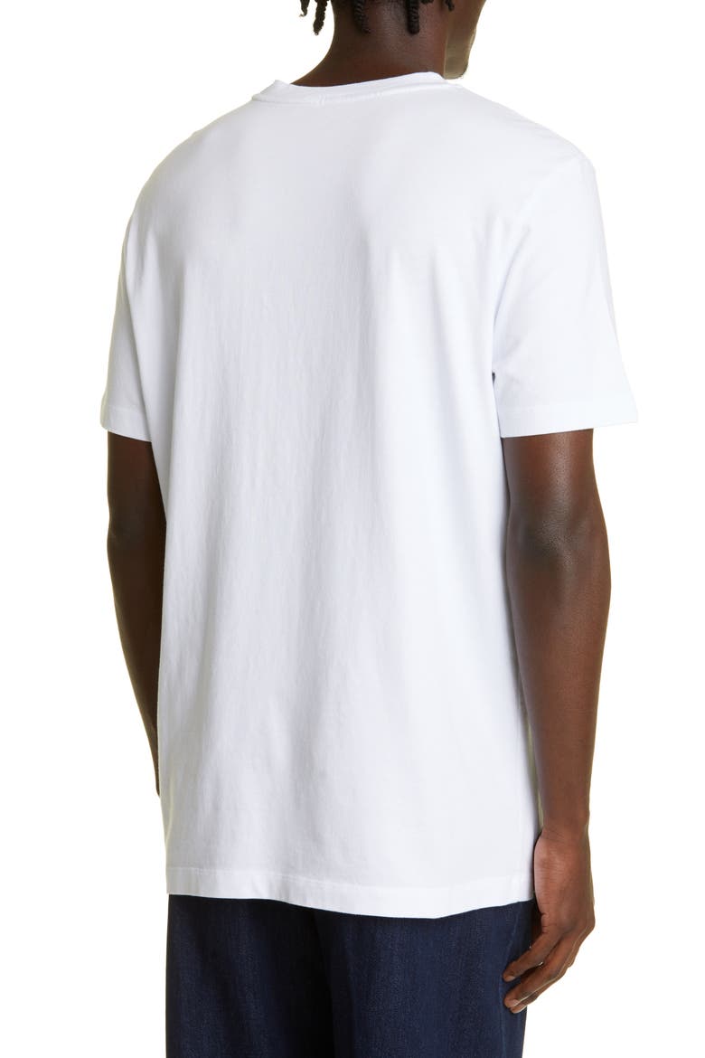 Men's Logo Graphic Tee, Alternate, color, WHITE