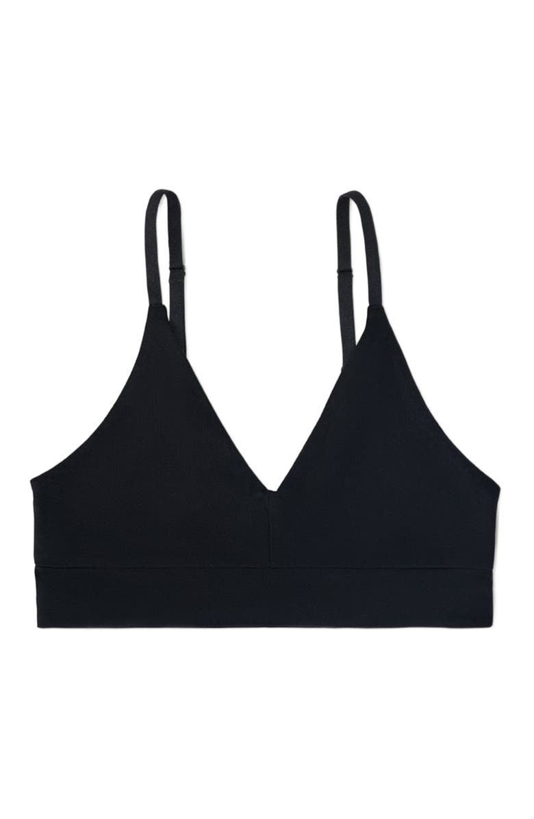 Pact Organic Cotton Everyday Classic T-Shirt Bra, Alternate, color, Black