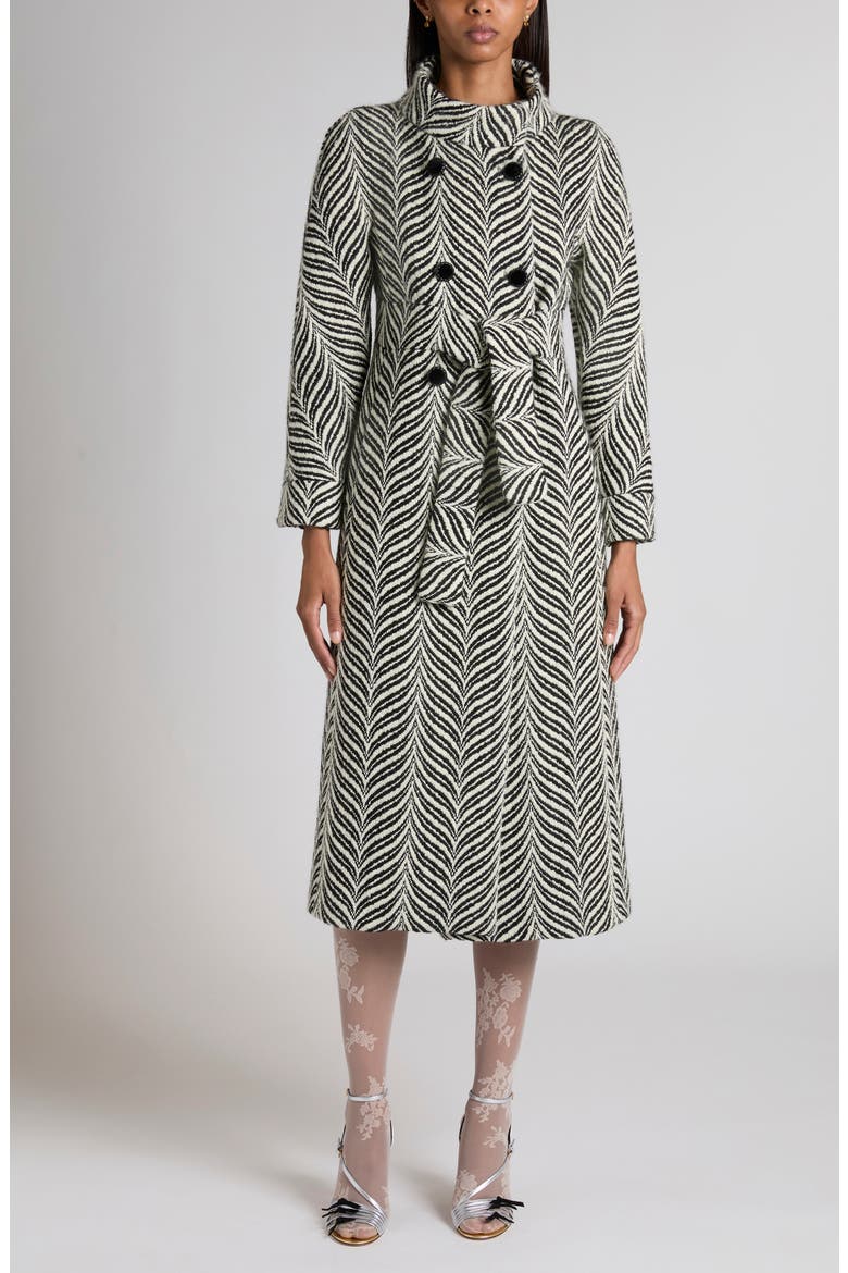 Fauve Wool Blend Coat, Main, color, BUTTER