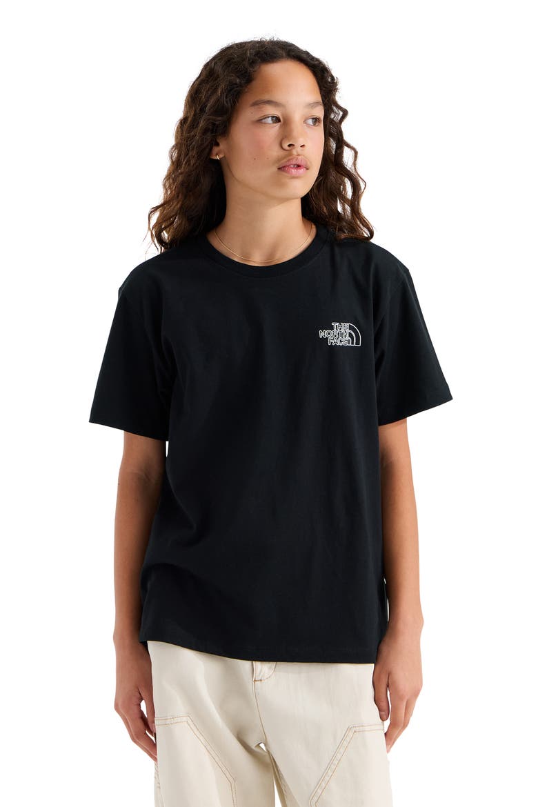 Kids' Alien Relaxed Graphic Tee, Main, color, TNF BLACK