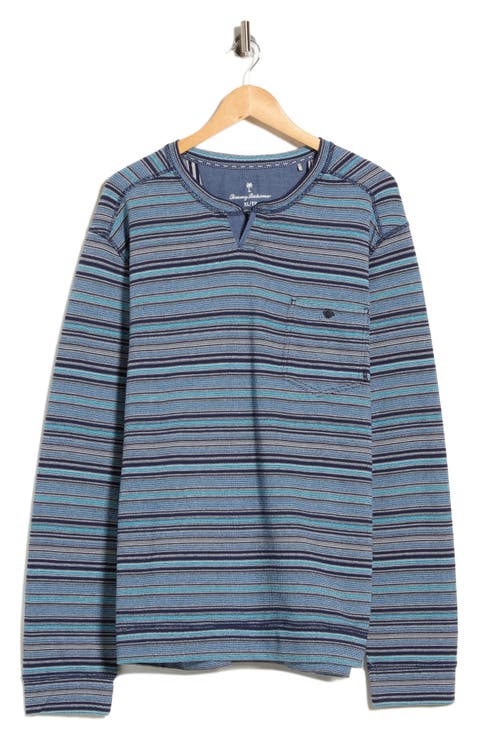 San Felipe Stripe Baja Abaco Organic Cotton Long Sleeve Knit Top