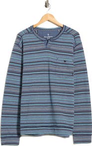 Tommy Bahama San Felipe Stripe Baja Abaco Organic Cotton Long Sleeve Knit Top