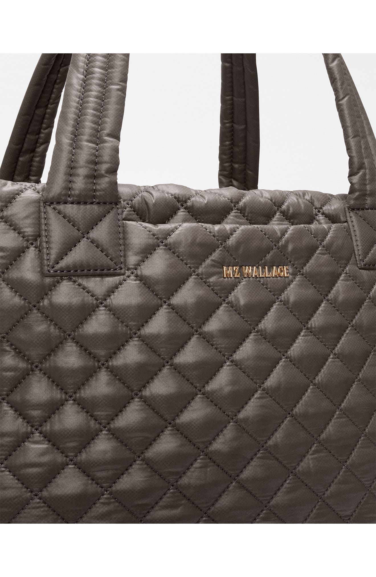 Large Metro Deluxe Quilted Nylon Tote, Alternate, color, MAGNET