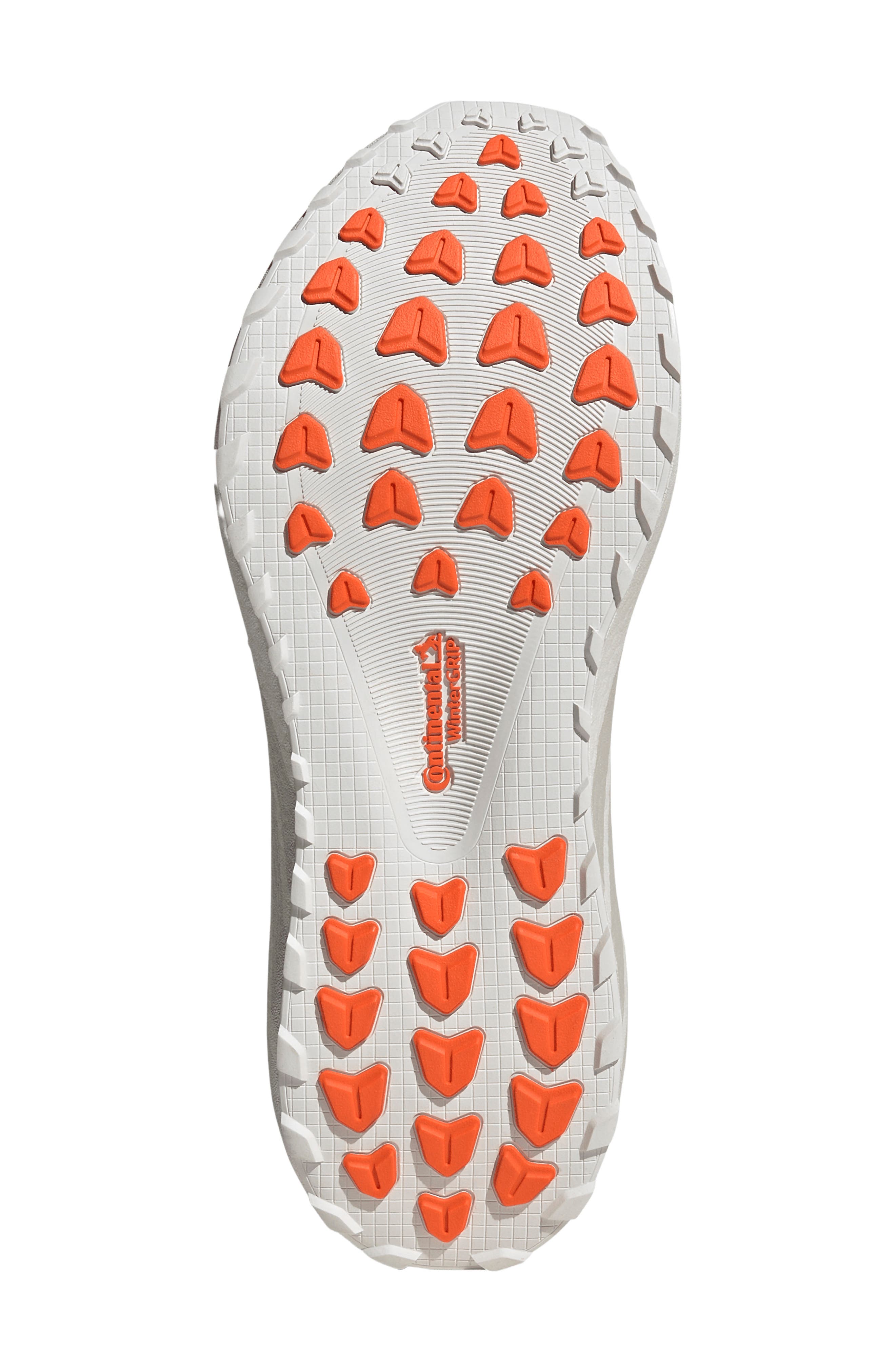 Hyperboost Gore-Tex Waterproof Running Shoe, Alternate, color, CRYSTAL WHITE/ GREY/ ORANGE