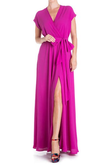 Meghan La Jasmine Maxi Dress In Purple