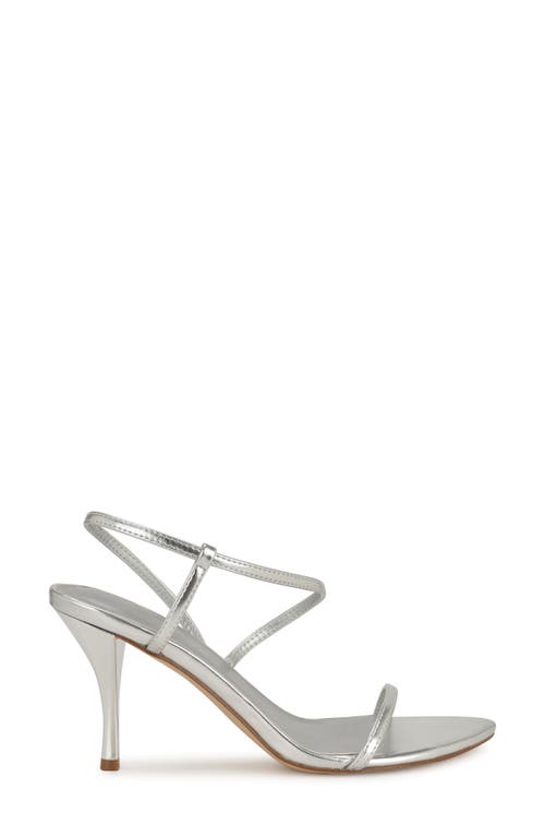 Nine West Cakely 3 Sandal In Silver