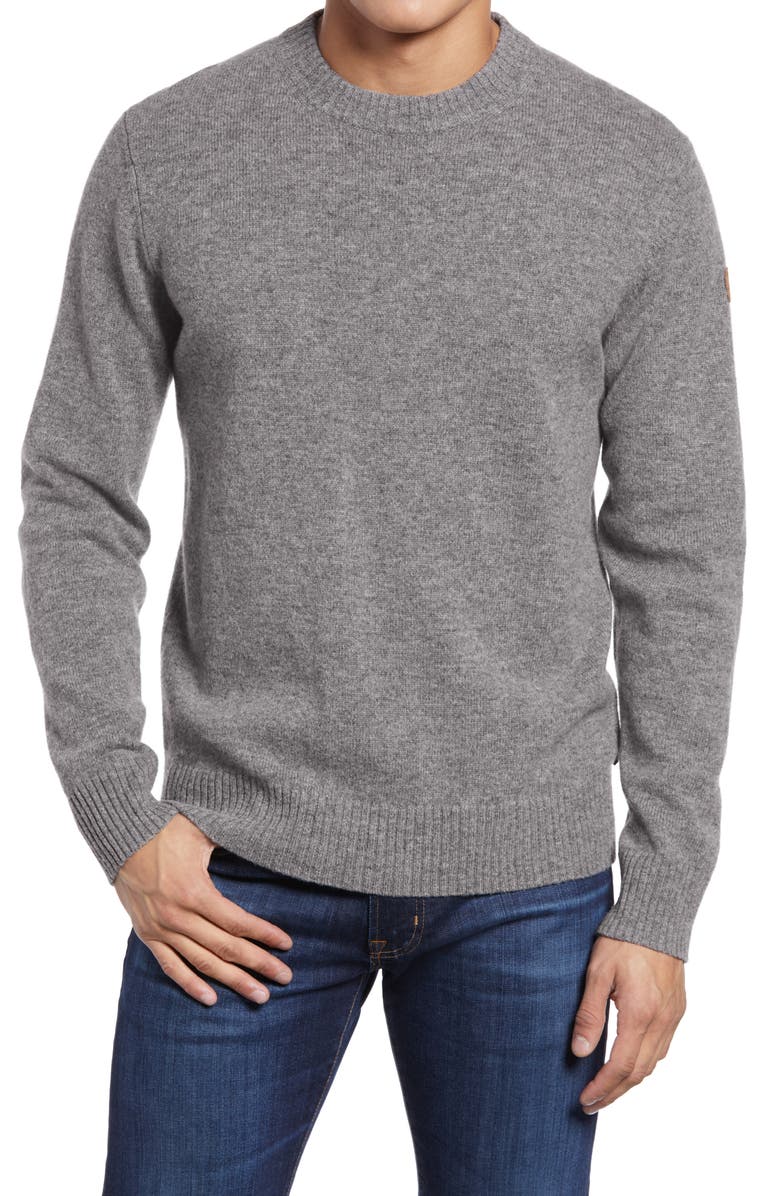 Fjällräven Vik Wool Crewneck Sweater, Main, color, 