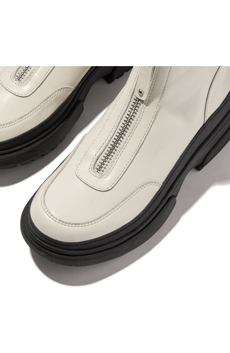 FitFlop Wylder Front Zip Bootie, Alternate, color, Cream