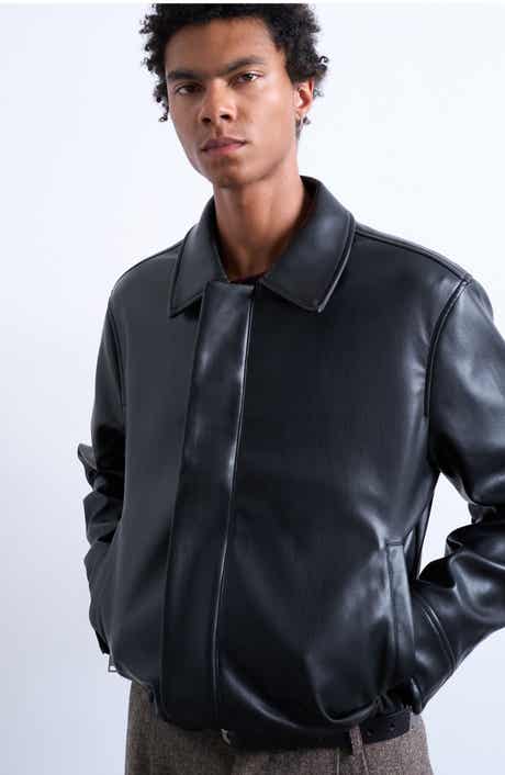 Faux Leather Jacket
