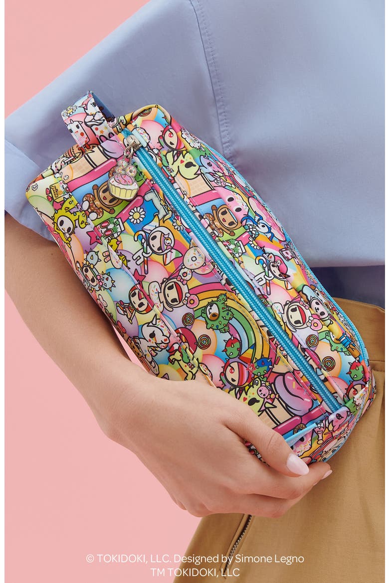 x Tokidoki Be Dapper Travel Case, Alternate, color, 20TH ANNIVERSARY CELEBRATION