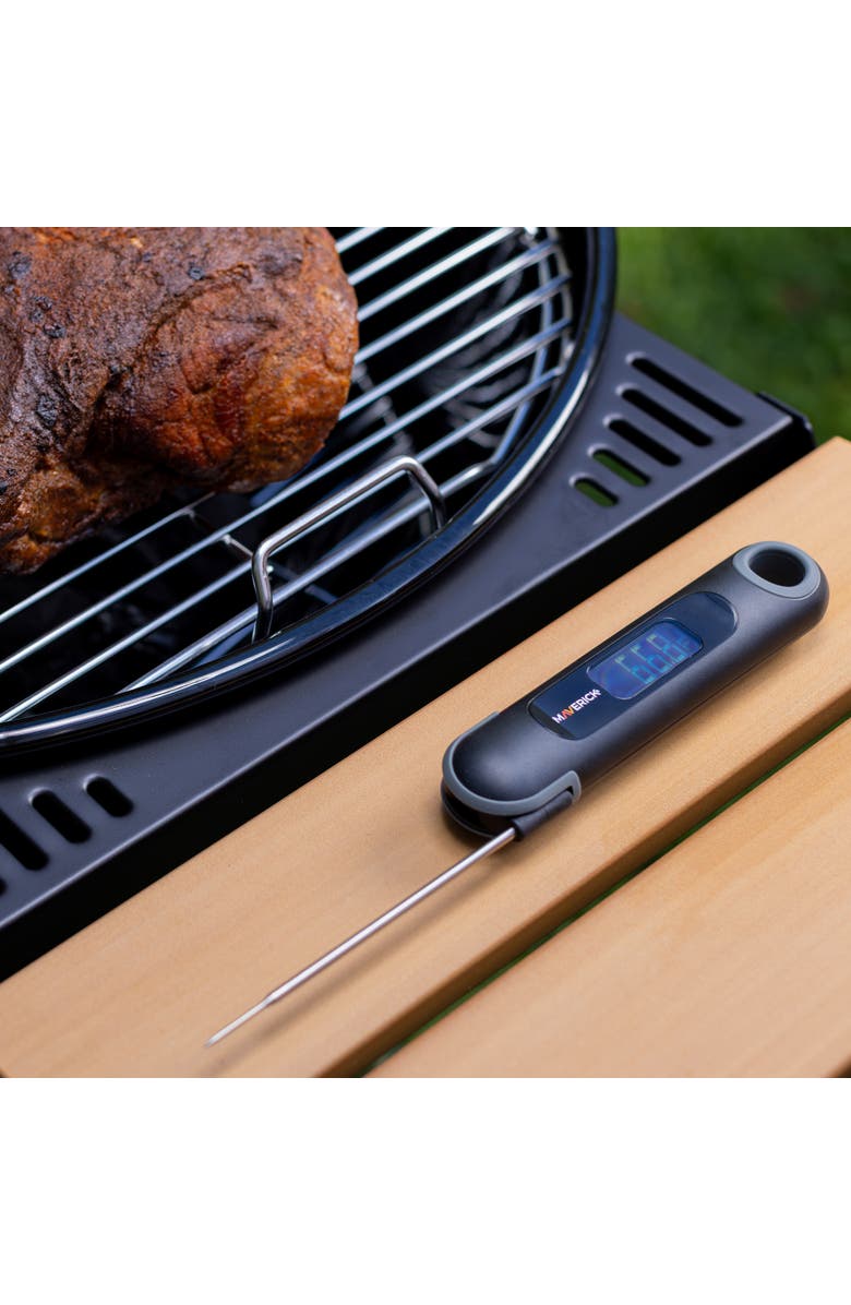 Maverick Temp & Time Reverse LCD Thermocouple Thermometer, Alternate, color, Black