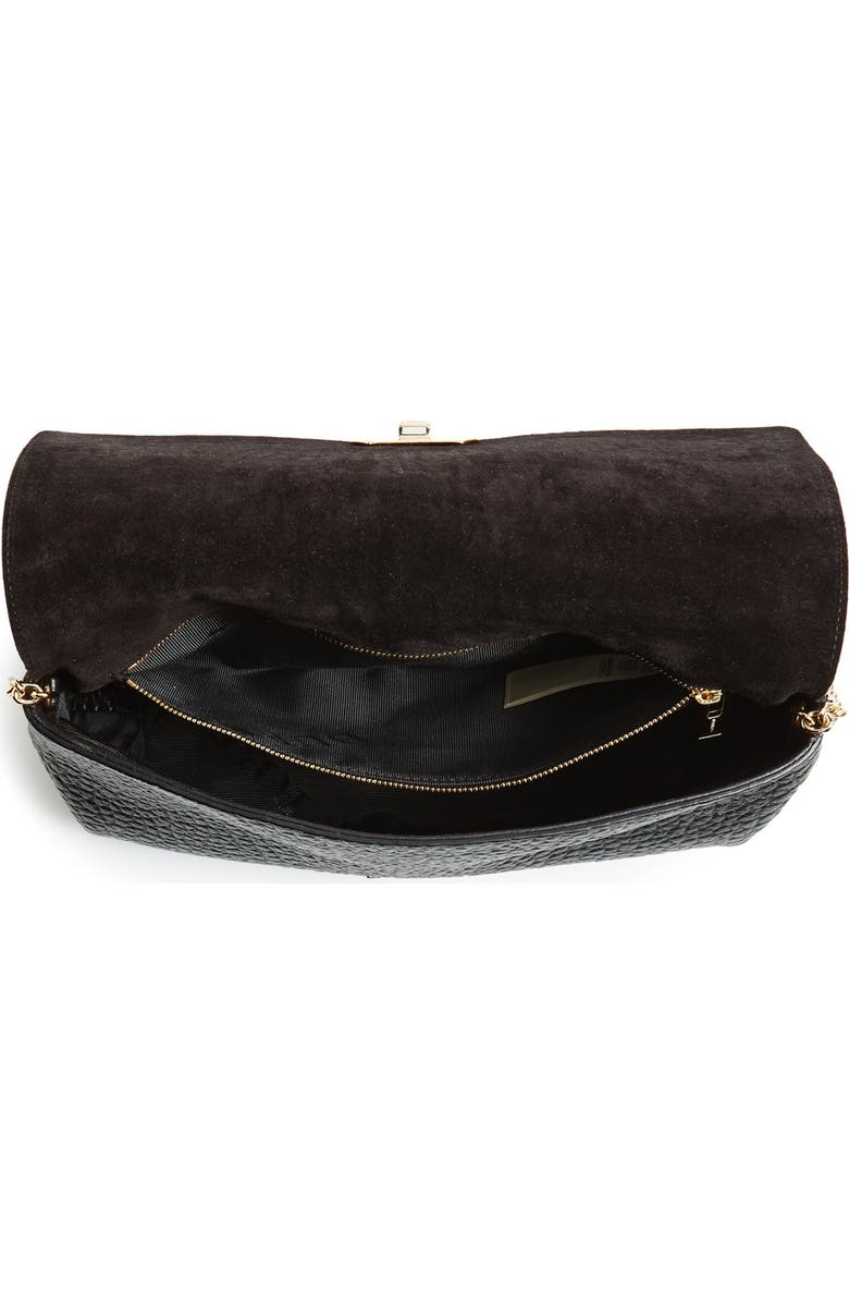 Burberry 'Medium Mildenhall' Signature Grain Leather Convertible Crossbody Bag, Alternate, color,