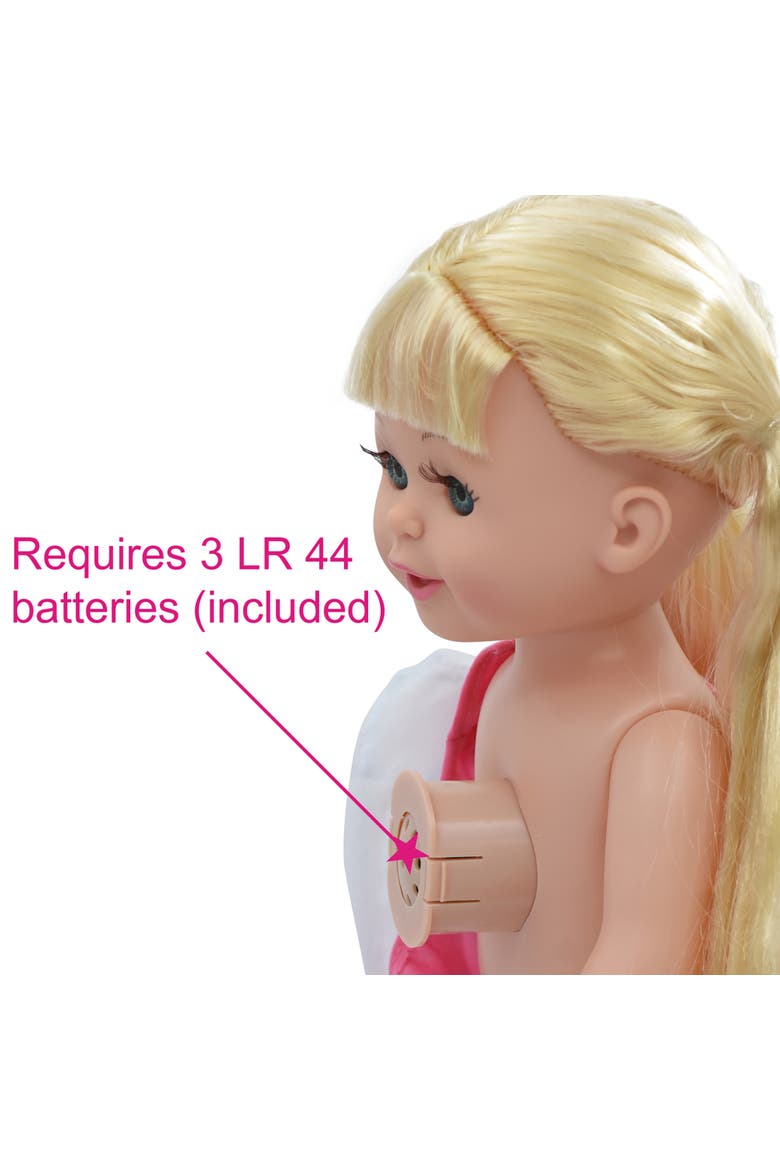 Talking Doctor Playset 14" Blonde Doll 6Pc, Alternate, color, Multicolored
