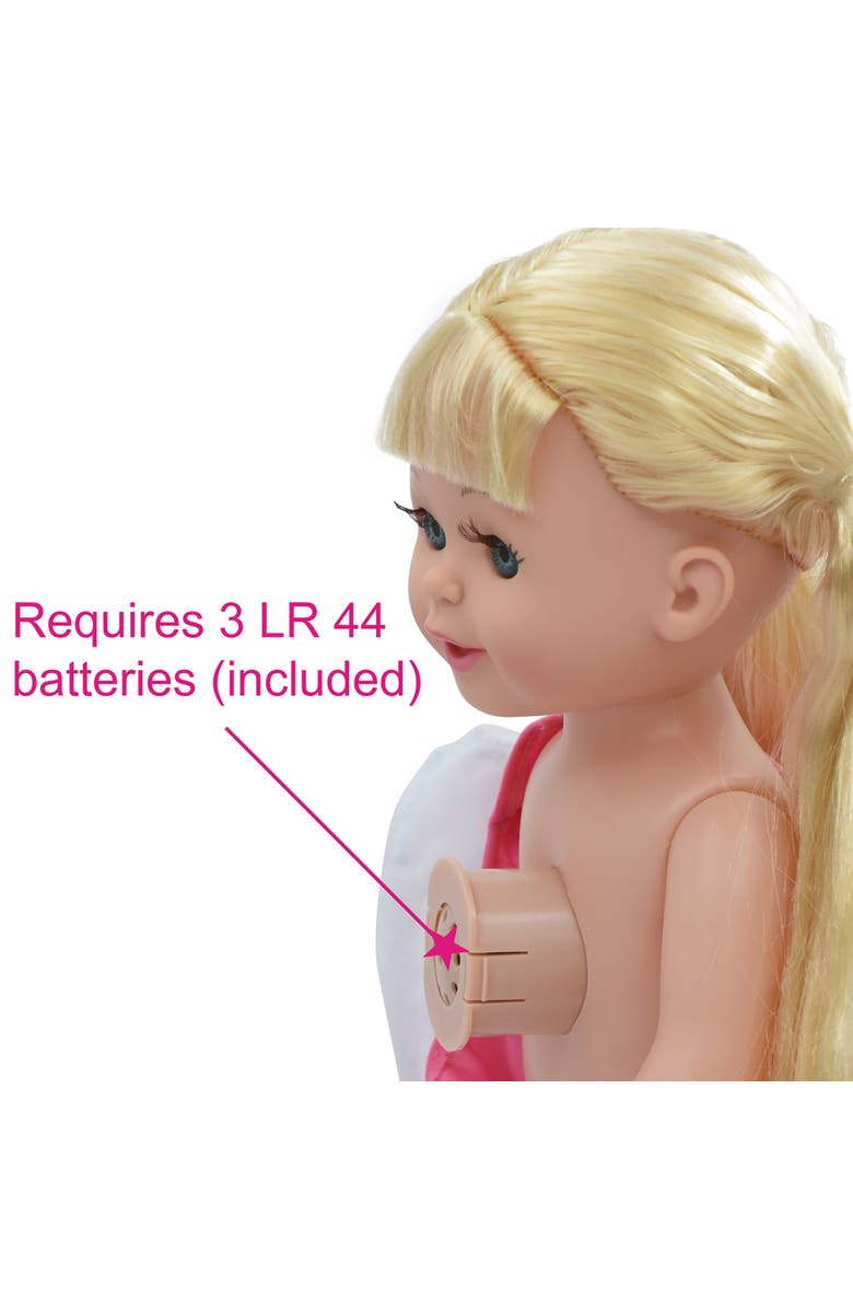 Lil Tots Talking Doctor Playset 14" Blonde Doll 6Pc, Alternate, color, Multicolored