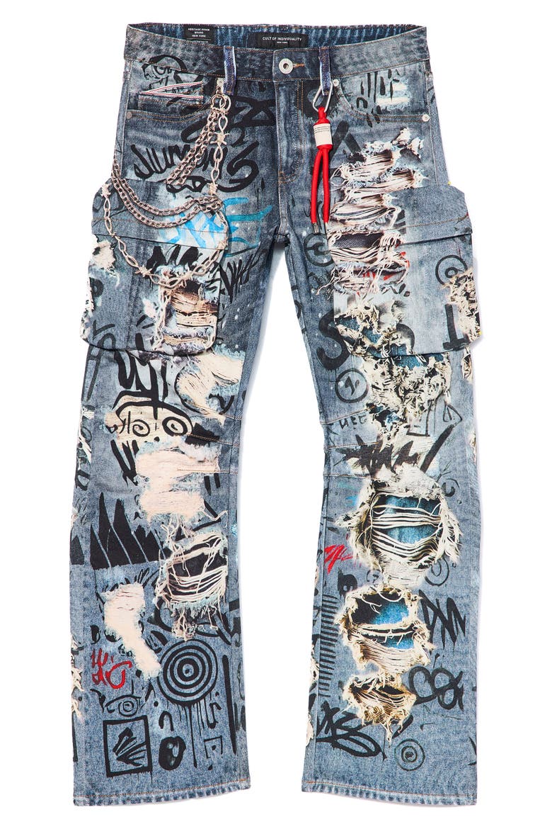 Grunge 607 Baggy Jeans, Alternate, color, DIGITAL