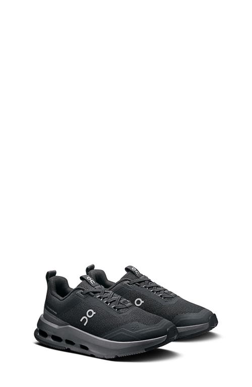 On Cloudnova Kids Sneaker In Black