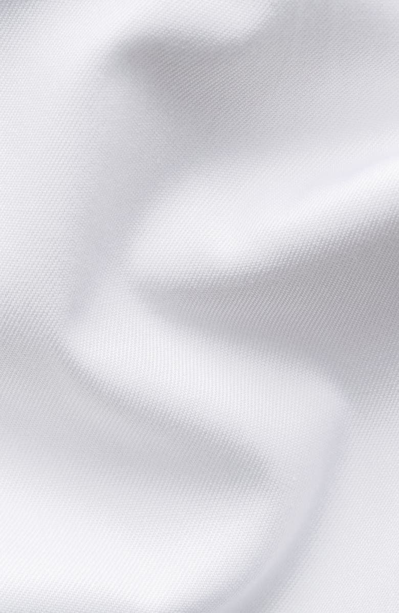 Eton Slim Fit Solid Cotton Dress Shirt, Alternate, color, White
