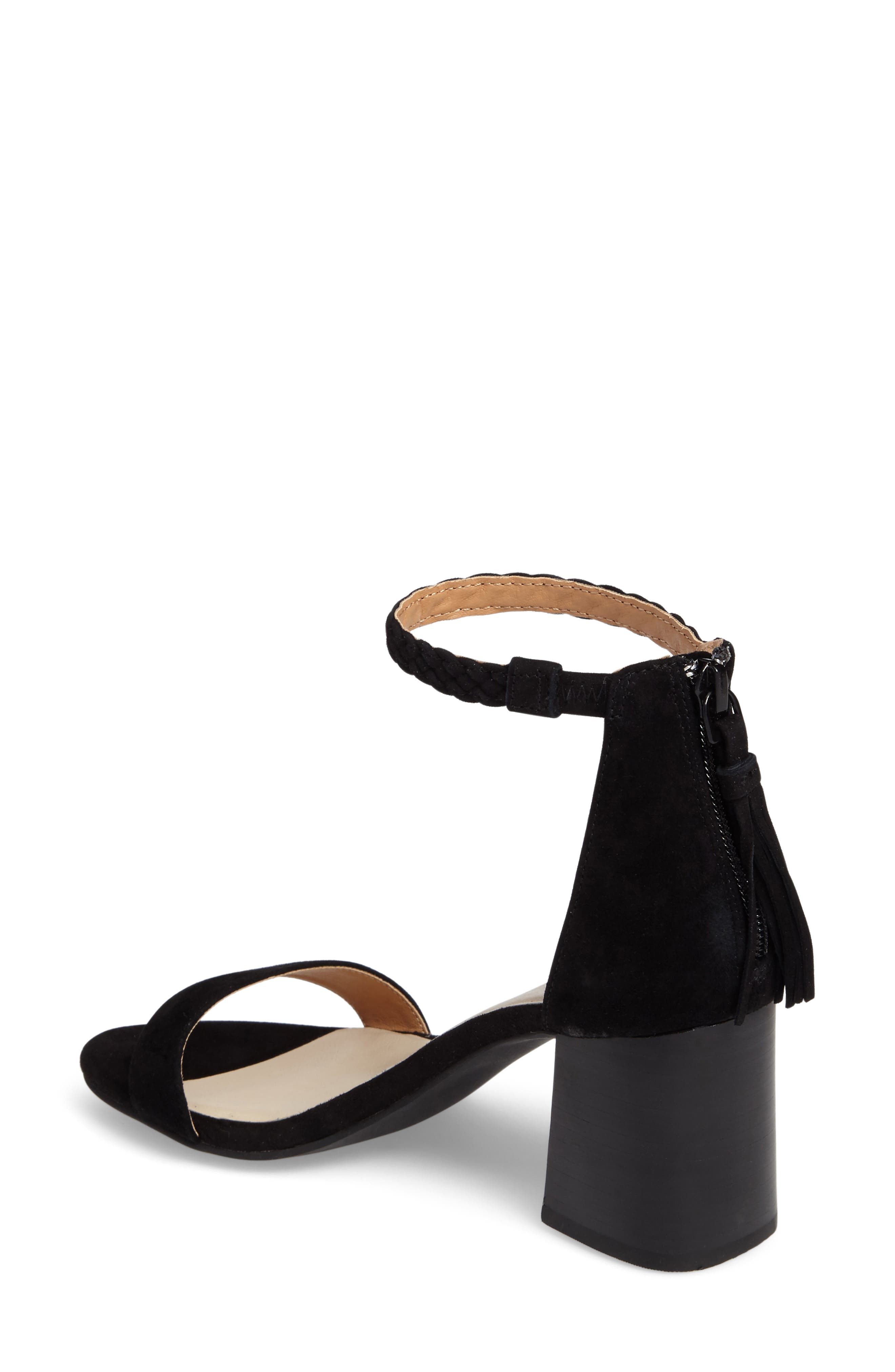 Fury Sandal, Alternate, color, BLACK SUEDE