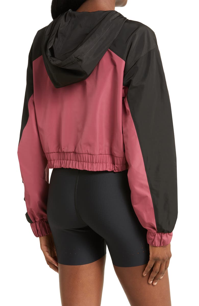 Alo International Crop Anorak Hoodie, Alternate, color, 