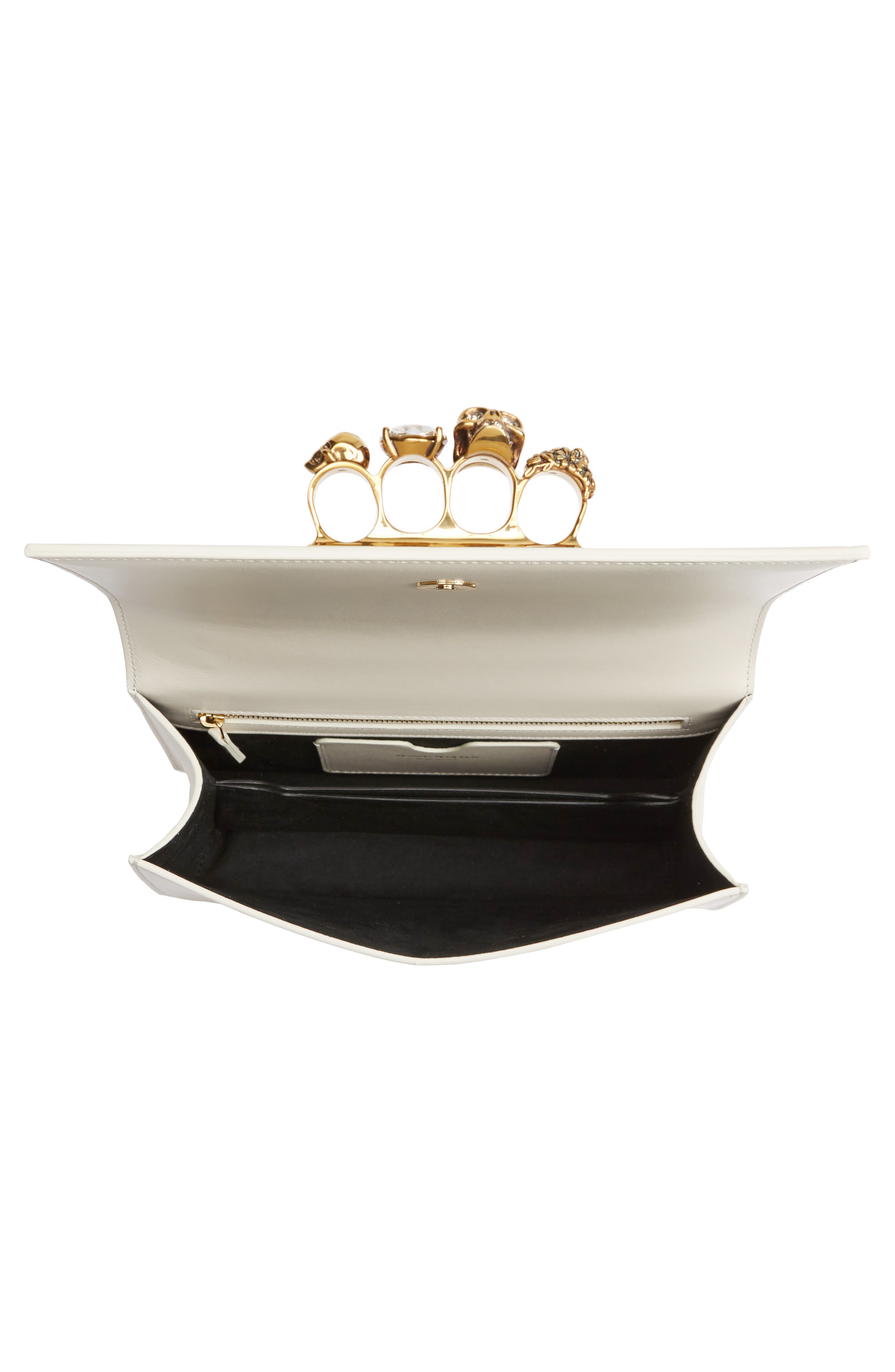 McQueen Alexander McQueen Leather Crossbody Bag, Alternate, color, 