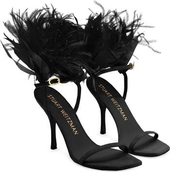 【関税込み】STUART WEITZMAN 'Plume' sandals Women's Shoes | Garavani Brown Rockstud No Limit Flat
