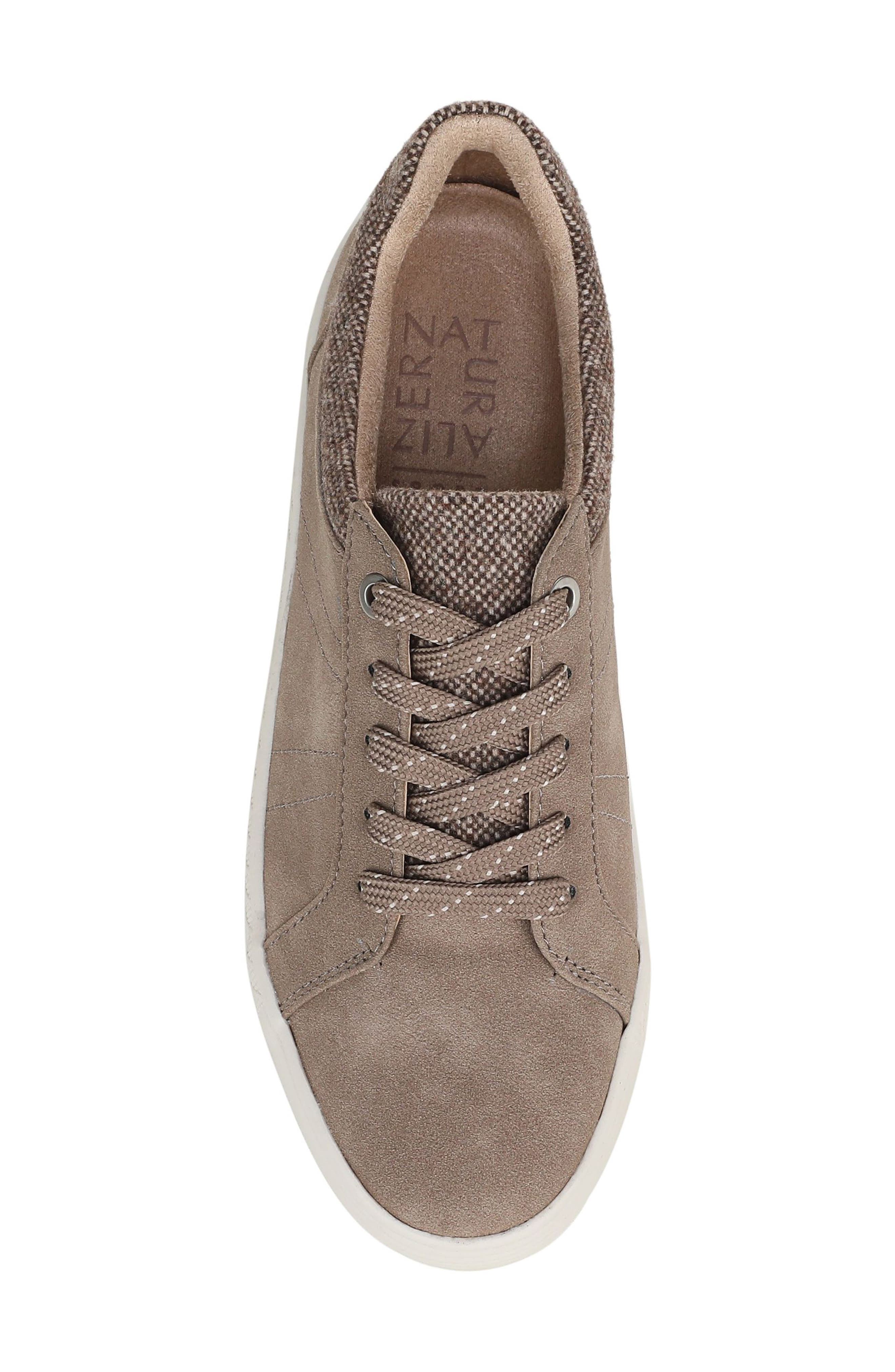 Neela Sneaker, Alternate, color, GREY WOOL / FAUX LEATHER