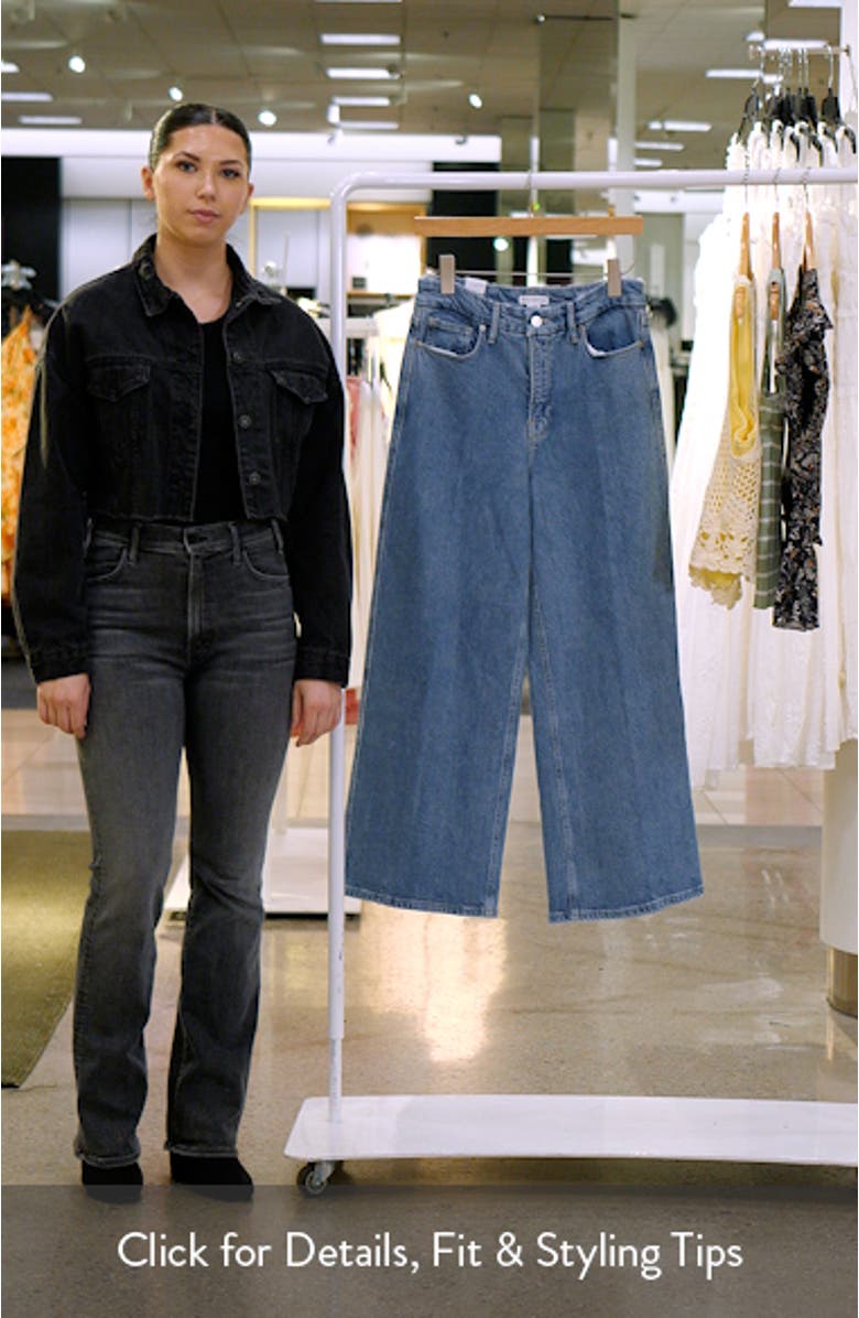 Soft Tech Good Skate Crop Wide Leg Jeans, sales video thumbnail