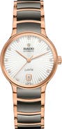 RADO Centrix Diamond Ceramic Bracelet Watch, 35mm